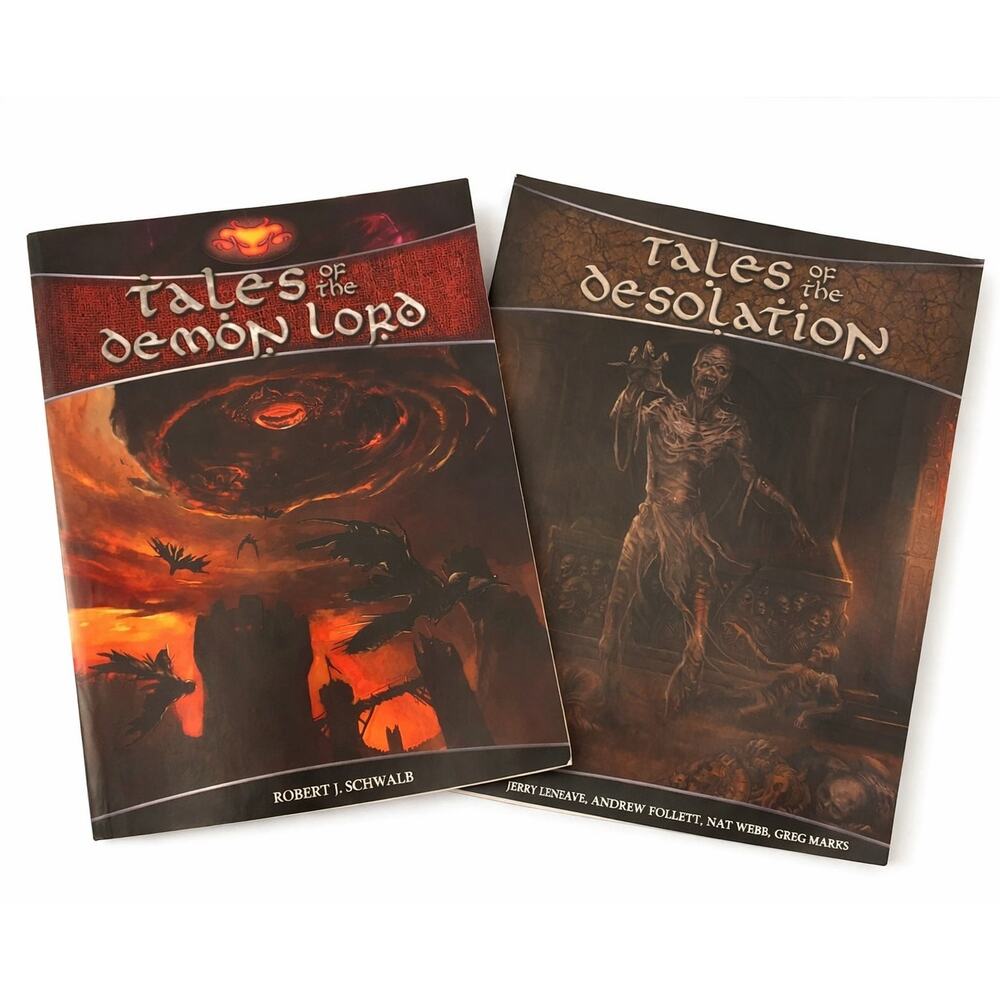 Tales of the Demon Lord core rulebook and Tales of the desolation RPGbundle